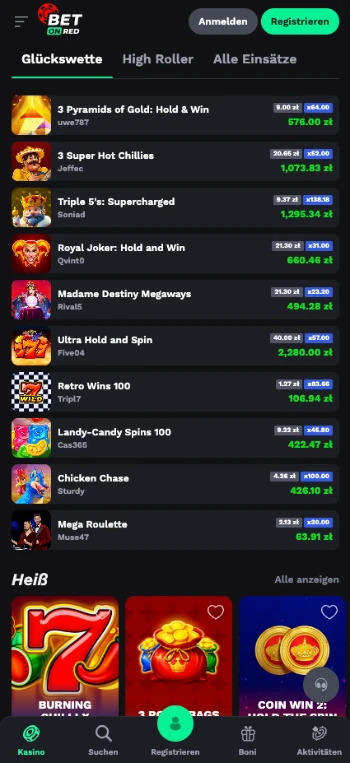 bet on red app
